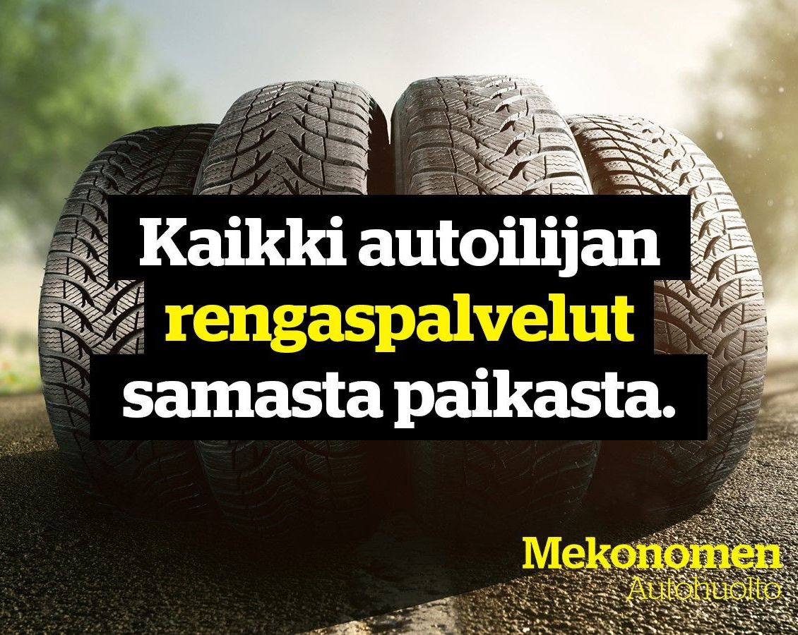 Kaikki autoilijan rengaspalvelut samasta paikasta