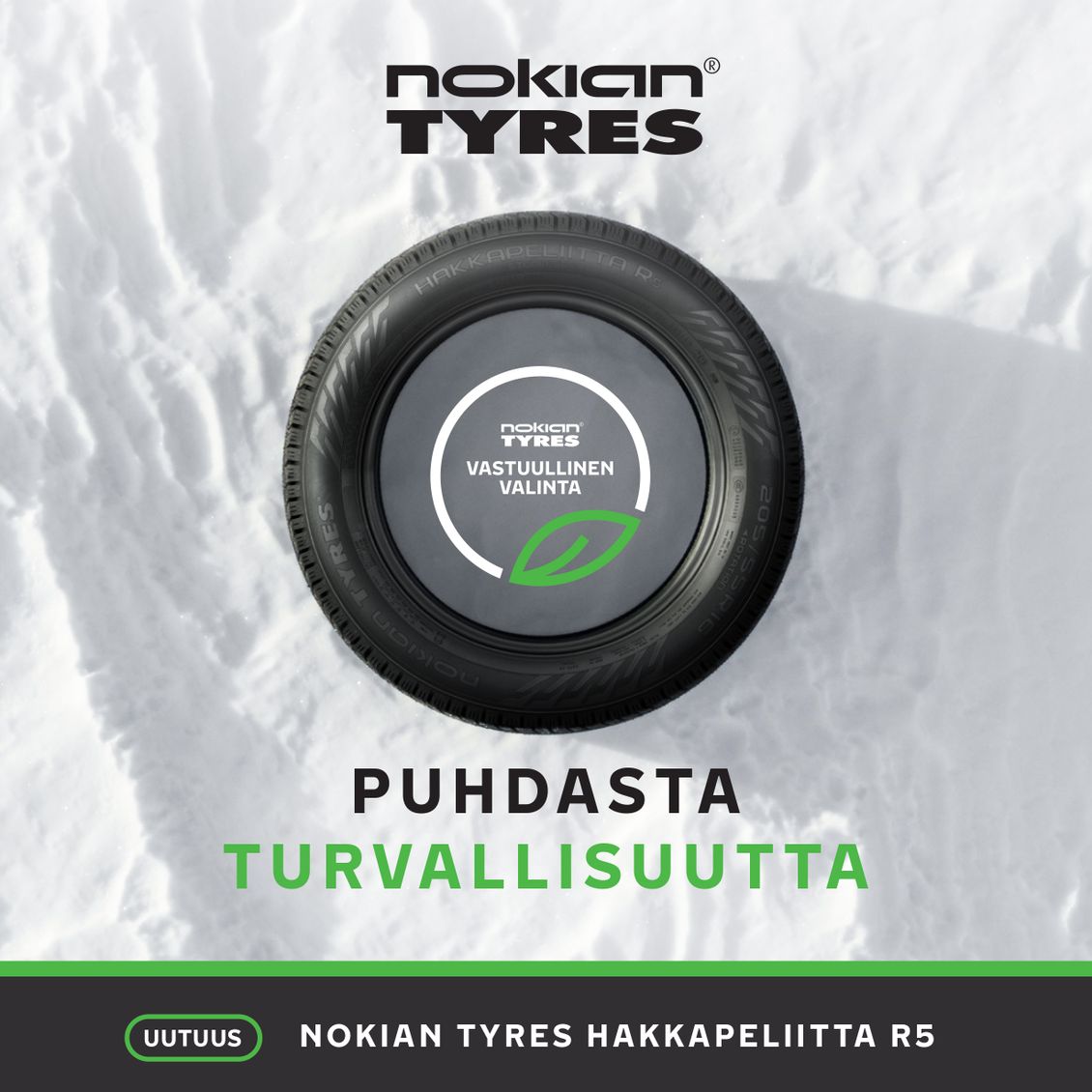 Olemme Nokain renkaiden virallinen jälleenmyyjä